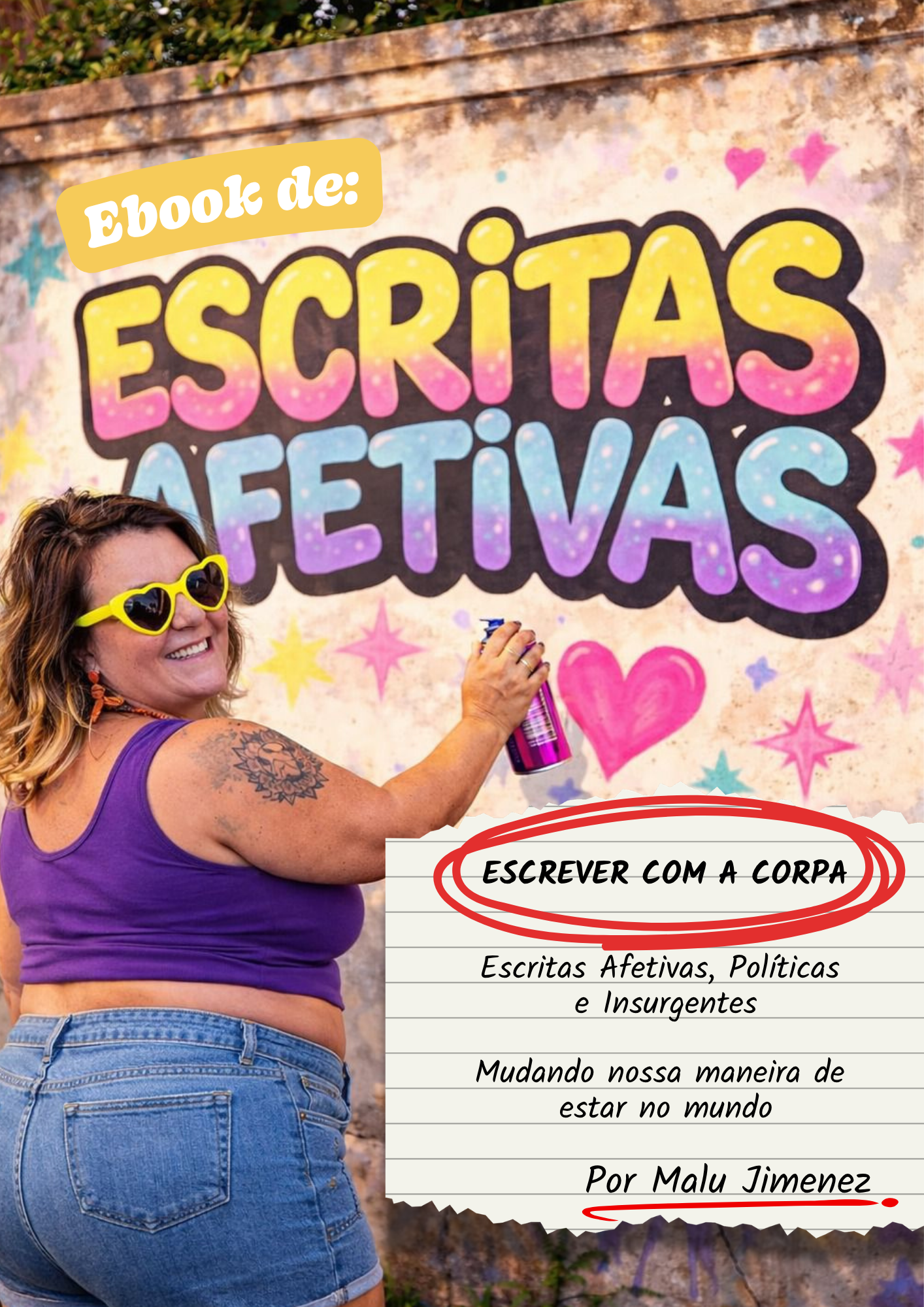 Capa do e-book Escrever com a Corpa
